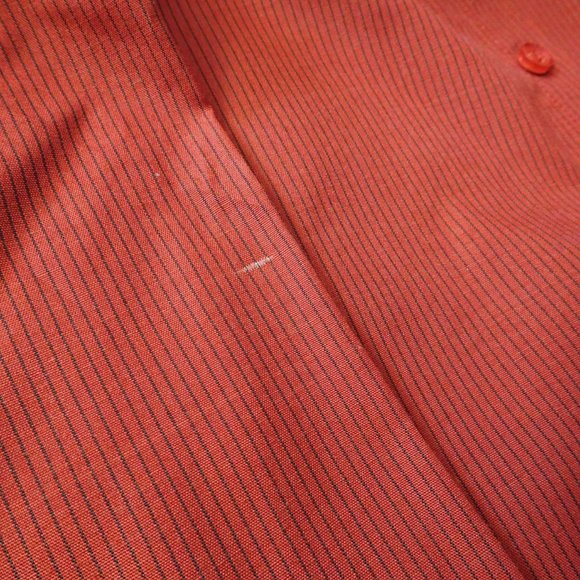 Paul Smith London Burnt Orange Stripe Button Down Shirt - Picture 6 of 6